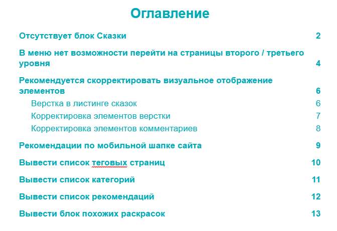 Анализ мобильной версии